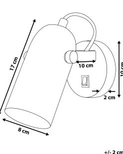 Candeeiro De Parede Branco Tyria