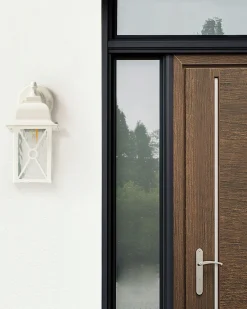 Candeeiro De Parede Branco 30 Cm Findon