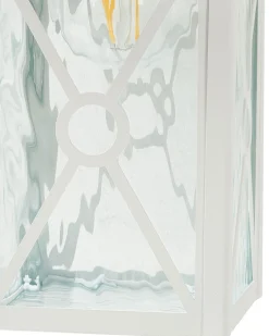 Candeeiro De Parede Branco 30 Cm Findon