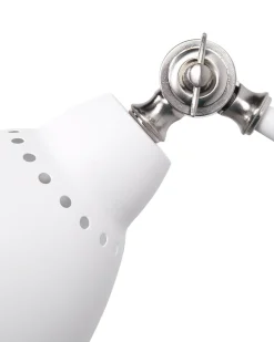 Candeeiro De Parede Branco E Niquel Mississippi L