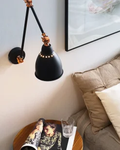 Candeeiro De Parede Cinzento Grafite Mississippi L