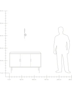 Candeeiro De Parede Com 1 Led Prateado Lukina I