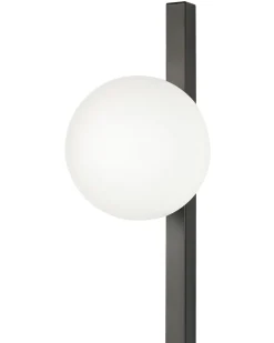 Candeeiro De Parede Com 2 Abajur Em Metal Preto 55 Cm Isabella