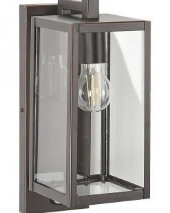 Candeeiro De Parede Com Sensor De Movimento Preto 33 Cm Megget