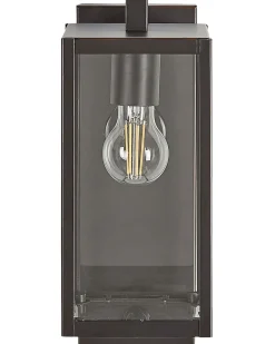 Candeeiro De Parede Com Sensor De Movimento Preto 33 Cm Megget