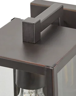 Candeeiro De Parede Com Sensor De Movimento Preto 33 Cm Megget