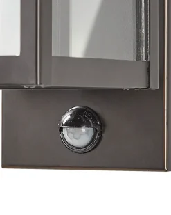 Candeeiro De Parede Com Sensor De Movimento Preto 33 Cm Megget