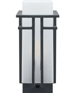 Candeeiro De Parede Com Sensor De Movimento Preto 28 Cm Cowie