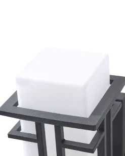 Candeeiro De Parede Com Sensor De Movimento Preto 28 Cm Cowie