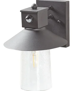 Candeeiro De Parede Com Sensor De Movimento Preto 30 Cm Goodie