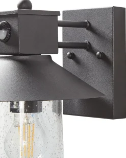 Candeeiro De Parede Com Sensor De Movimento Preto 30 Cm Goodie