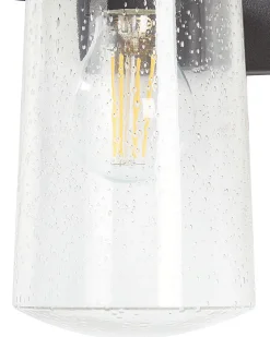 Candeeiro De Parede Com Sensor De Movimento Preto 30 Cm Goodie