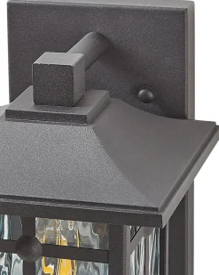 Candeeiro De Parede Com Sensor De Movimento Preto 30 Cm Teviot