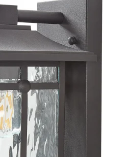 Candeeiro De Parede Com Sensor De Movimento Preto 30 Cm Teviot