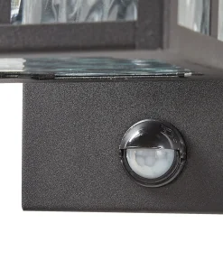 Candeeiro De Parede Com Sensor De Movimento Preto 30 Cm Teviot