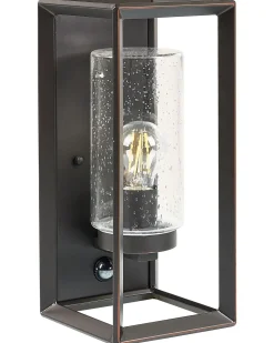 Candeeiro De Parede Com Sensor De Movimento Preto 36 Cm Beltie