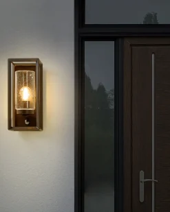 Candeeiro De Parede Com Sensor De Movimento Preto 36 Cm Beltie