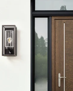 Candeeiro De Parede Com Sensor De Movimento Preto 36 Cm Beltie