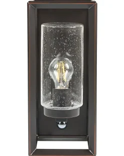 Candeeiro De Parede Com Sensor De Movimento Preto 36 Cm Beltie