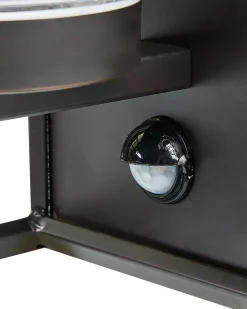 Candeeiro De Parede Com Sensor De Movimento Preto 36 Cm Beltie