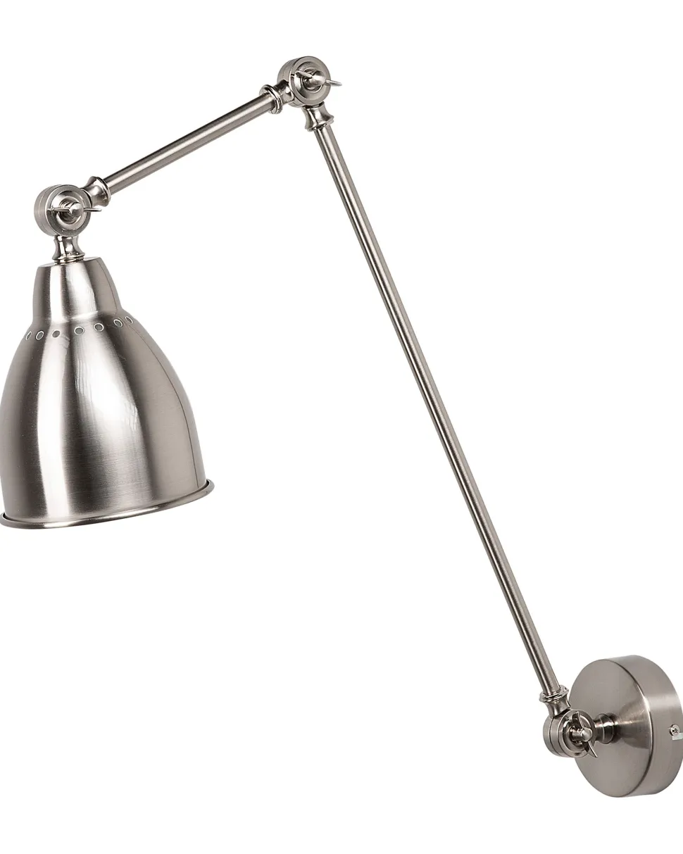 Candeeiro De Parede Cor De Niquel Mississippi L