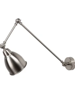 Candeeiro De Parede Cor De Niquel Mississippi L