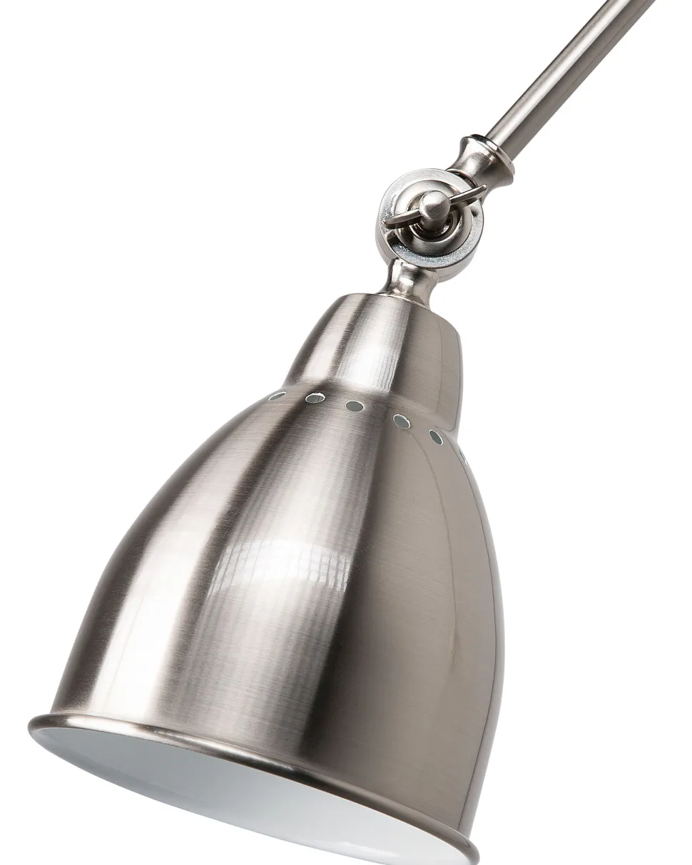 Candeeiro De Parede Cor De Niquel Mississippi L