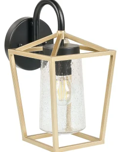 Candeeiro De Parede Dourado 33 Cm Ordie