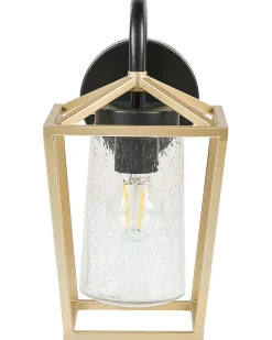 Candeeiro De Parede Dourado 33 Cm Ordie