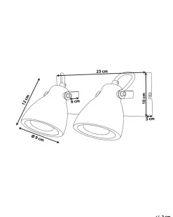 Candeeiro De Parede Em Betao Mistago Ii