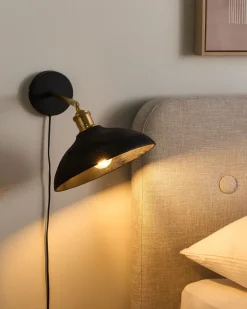 Candeeiro De Parede Em Madeira De Mango Preto Yerala