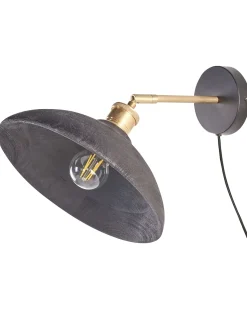 Candeeiro De Parede Em Madeira De Mango Preto Yerala