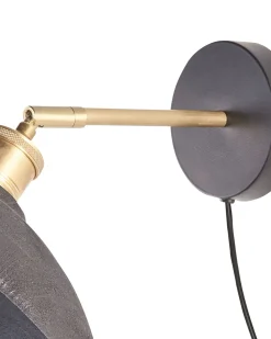 Candeeiro De Parede Em Madeira De Mango Preto Yerala