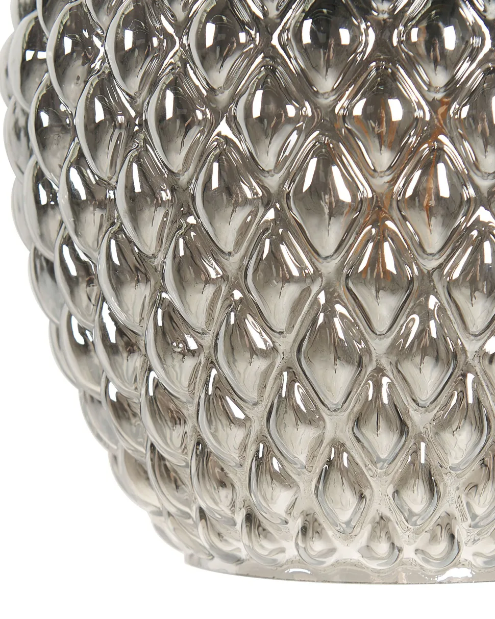Candeeiro De Parede Em Metal Cinzento 26 Cm Sherry