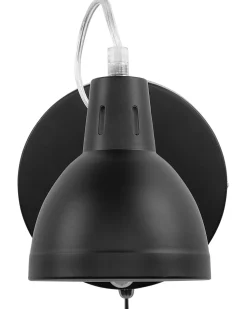 Candeeiro De Parede Em Metal Preto Harrington