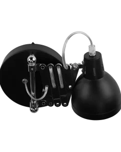 Candeeiro De Parede Em Metal Preto Harrington