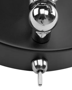 Candeeiro De Parede Em Metal Preto Harrington