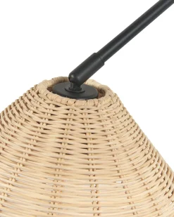 Candeeiro De Parede Em Rattan Natural Palena