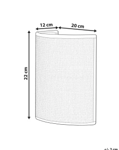 Candeeiro De Parede Em Rattan Natural Cario
