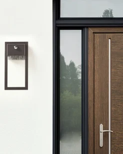 Candeeiro De Parede Led Com Sensor De Movimento Preto 33 Cm Elliot
