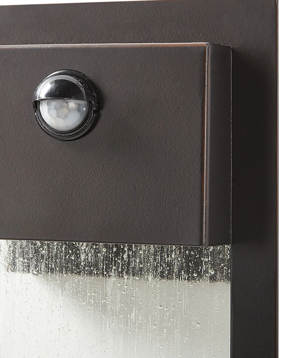 Candeeiro De Parede Led Com Sensor De Movimento Preto 33 Cm Elliot