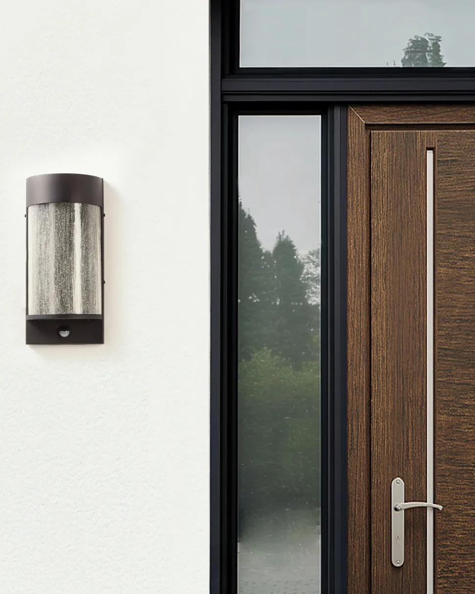 Candeeiro De Parede Led Com Sensor De Movimento Preto 35 Cm Pheppie