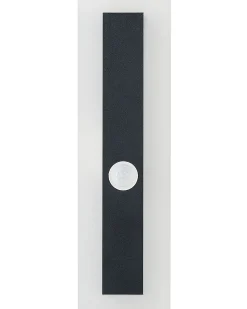 Candeeiro De Parede Led Com Sensor De Movimento Preto 30 Cm Savane