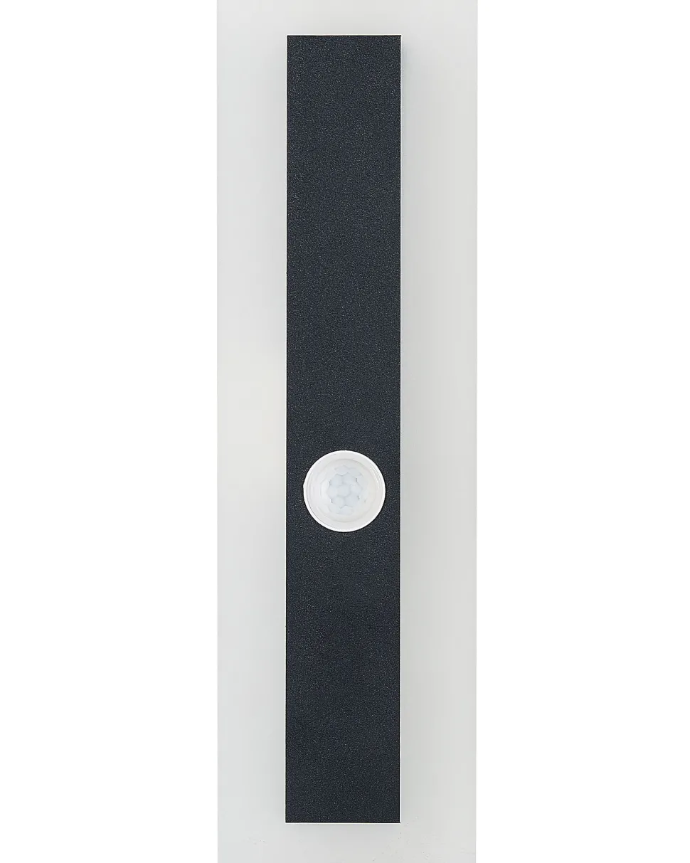Candeeiro De Parede Led Com Sensor De Movimento Preto 30 Cm Savane