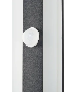 Candeeiro De Parede Led Com Sensor De Movimento Preto 30 Cm Savane