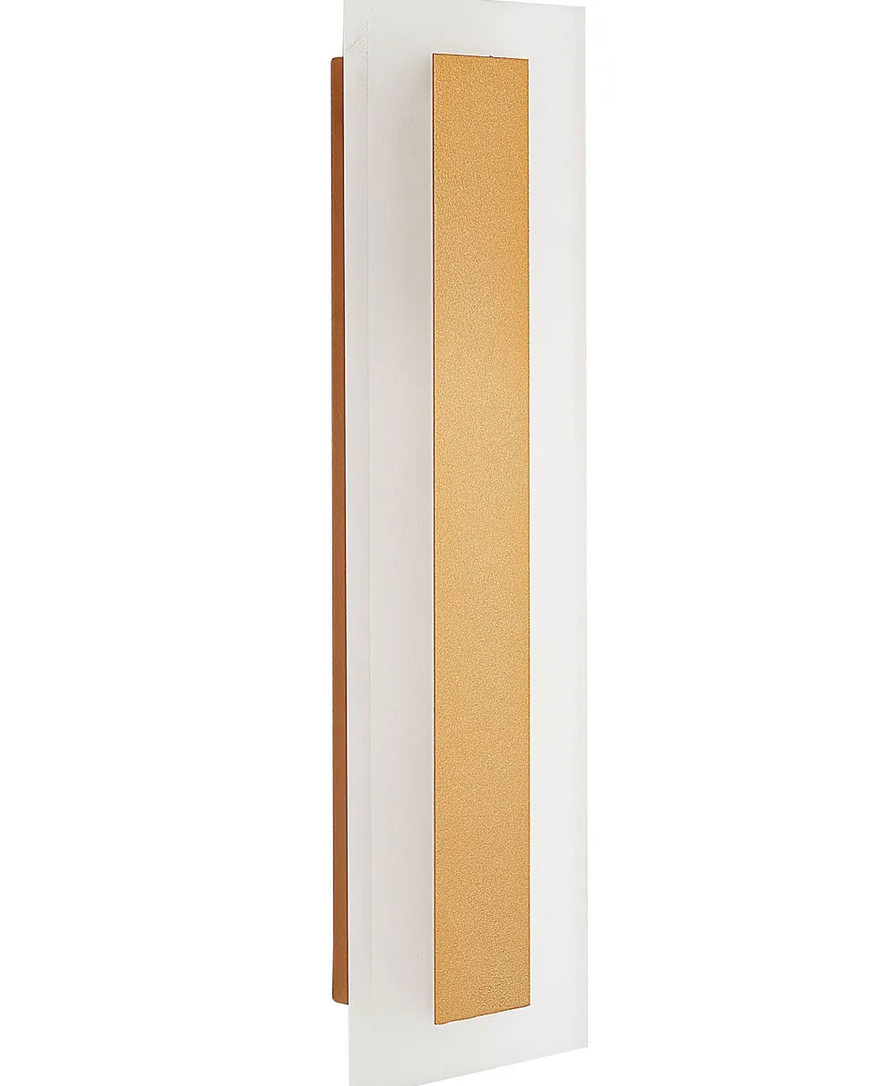Candeeiro De Parede Led Com Dourado 30 Cm Rosalie