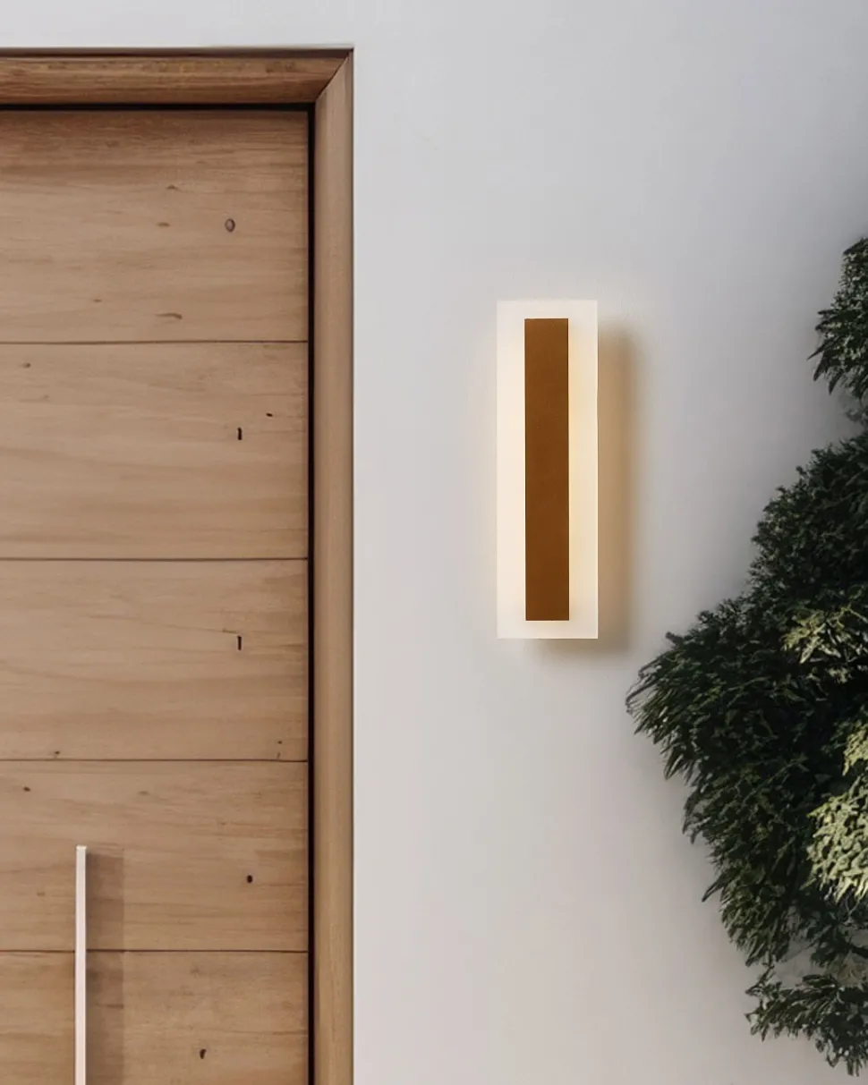 Candeeiro De Parede Led Com Dourado 30 Cm Rosalie