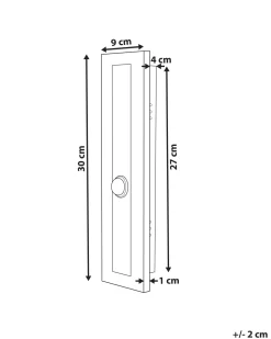 Candeeiro De Parede Led Com Dourado 30 Cm Rosalie