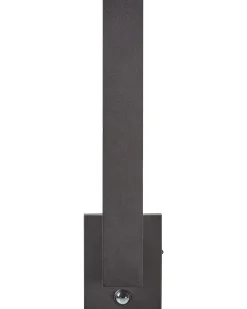 Candeeiro De Parede Led Com Sensor De Movimento Preto 46 Cm Tummel
