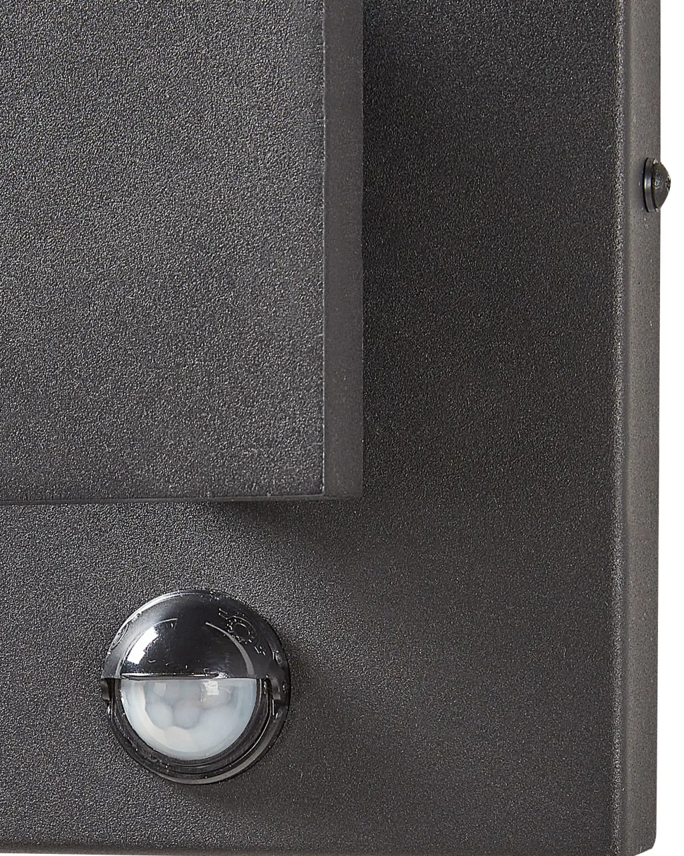 Candeeiro De Parede Led Com Sensor De Movimento Preto 46 Cm Tummel